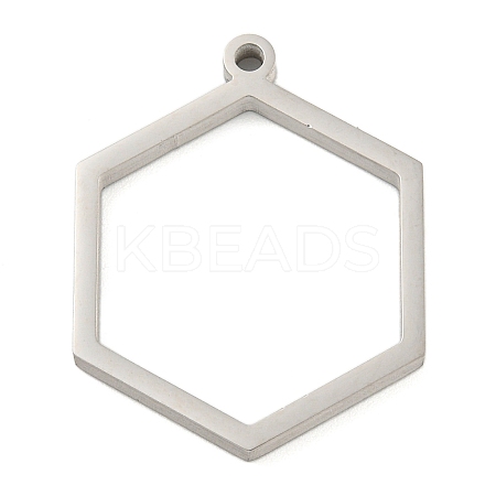 Non-Tarnish 304 Stainless Steel Laser Cut Pendants STAS-U009-04B-P-1