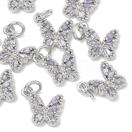 SHEGRACE Brass Pave Clear Cubic Zirconia Pendants XGRQ3Q688-628P-D-1