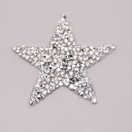 Star Glitter Hotfix Rhinestone DIY-WH0301-92B-02-1