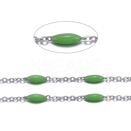 Handmade Enamel Beaded Chains CHS-I007-06P-08-1