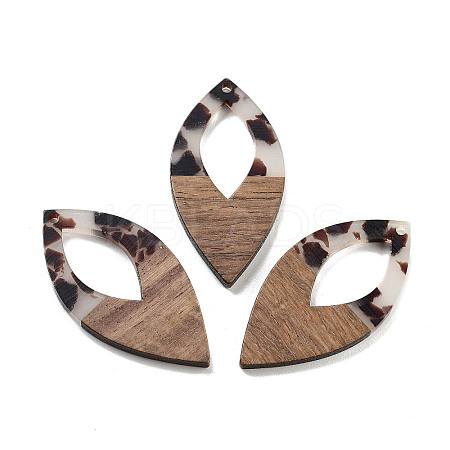 Walnut Wood with Resin Pendant FIND-Z050-05B-1