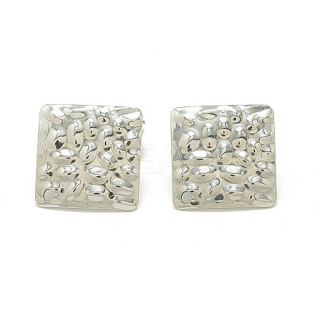 Non-Tarnish 304 Stainless Steel Stud Earring Findings LS-X-STAS-Q225-01A-1
