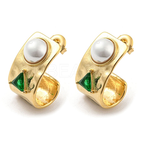 304 Stainless Steel Stud Earrings EJEW-M233-03G-1