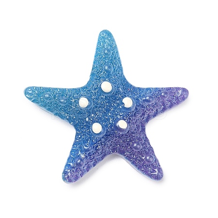 Gradient Color Opaque Resin Decoden Cabochons CRES-P036-01A-02-1
