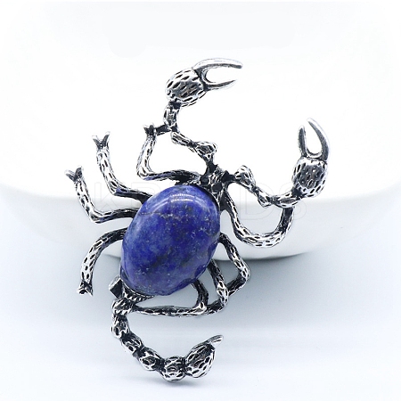 Natural Lapis Lazuli Big Pendants PW-WGB167E-04-1