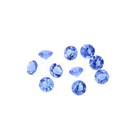 Glass Rhinestone Cabochons GLAA-TAC0005-4mm-03-1