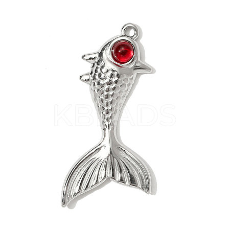 304 Stainless Steel Pendants STAS-OY001-11P-1