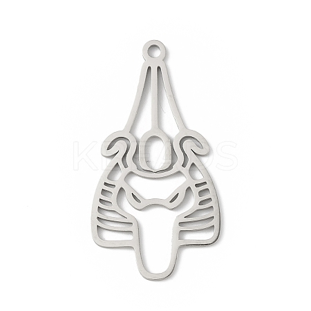 Non-Tarnish 201 Stainless Steel Pendants STAS-K250-05P-1