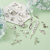 Tibetan Style Zinc Alloy Pendants TIBEP-TA0002-36AS-RS-19