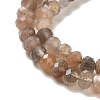Natural Multi-Moonstone Beads Strands G-B074-A08-01-4