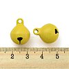 Spray Painted Brass Bell Pendants KK-G281-H11-3