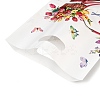 50Pcs 2 Styles Floral Bike Printed Plastic Gift Storage Tote Bags PL-CBAAD12-07-3