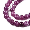 Natural Quartz Beads Strands G-R479-6mm-04-4