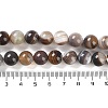 Natural Striped Agate/Banded Agate Beads Strands G-Z060-A01-C14-4