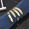 Brass Micro Pave Clear Cubic Zirconia Cuff Rings RJEW-M029-03G-3