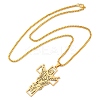 Cross Pendant Necklaces NJEW-A023-06G-2