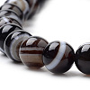 Natural Striped Agate/Banded Agate Beads Strands G-S259-04A-10mm-3