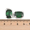 Brass with Cubic Zirconia Pendants KK-B157-24P-3