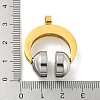 Ion Plating(IP) 304 Stainless Steel Pendants STAS-M329-04G-3