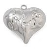 Anti-Tarnish 304 Stainless Steel Pendants STAS-M084-03I-P-1
