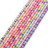 10 Strands 10 Colors Handmade Polymer Clay Beads CLAY-TA0001-51B-2