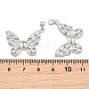 Brass Micro Pave Cubic Zirconia Peg Bails CU-CBA908F-03P-3
