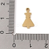 Christmas Theme Ion Plating(IP) 304 Stainless Steel Enamel Charms STAS-Z083-08G-01-3