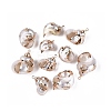 Electroplate Natural Sea Shell Pendants SSHEL-Q100-03KCG-1