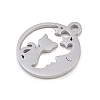 304 Stainless Steel Charms STAS-Z183-07P-2