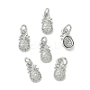 SHEGRACE Brass Micro Pave Cubic Zirconia Pendants XGRQ3D148-478P-2