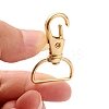 Zinc Alloy Swivel Lobster Claw Clasps PALLOY-YW0001-02G-5