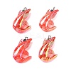 AB Color Resin Sea Animal Pendants LS-RESI-C051-01P-1