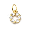 925 Sterling Silver Micro Pave Clear Cubic Zirconia Charms STER-S010-03C-G-1