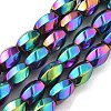 Electroplated Synthetic Non-magnetic Hematite Beads Strands G-P545-G02-02B-1