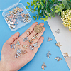 48Pcs 12 Style Alloy Pendants FIND-FH0003-73-3