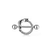 Snake 316 Surgical Stainless Steel Nipple Rings WGD50A0-01-1