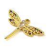 Ion Plating(IP) Real 18K Gold Plated 304 Stainless Steel Rhinestone Pendants STAS-P341-06G-02-2