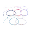 Adjustable Nylon Thread Braided Beads Bracelets BJEW-JB04375-1