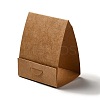 Rectangle Foldable Kraft Paper Jewelry Display Cards EDIS-E011-01C-4