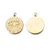 Ion Plating(IP) 304 Stainless Steel Pendants STAS-F256-041G-2