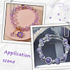 DIY Round Imitation Acrylic Pearl and Glass Beads Jewelry Making Finding Kits DIY-SP0002-78F-5