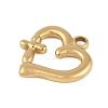 Ion Plating(IP) 304 Stainless Steel Pendants STAS-U019-08G-2