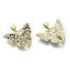 Brass Micro Pave Cubic Zirconia Pendants ZIRC-N039-044-NF-2