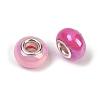 Opaque Resin European Beads RESI-C059-01C-2