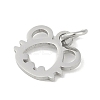Non-Tarnish 304 Stainless Steel Pendants STAS-L279-001P-09-2
