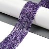 Natural Purple Fluorite Beads Strands G-P553-E02-01-2