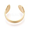 Ion Plating(IP) 304 Stainless Steel Cuff Open Rings for Women RJEW-N052-18G-3
