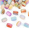 36Pcs 9 Colors Triple Color Resin European Beads RESI-TA0004-41-3