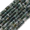 Natural Moss Agate Beads Strands G-Z110-A39-2x4mm-2