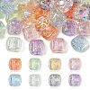 40Pcs 8 Colors UV Plating Transparent Acrylic Beads PACR-CJ0001-46-1